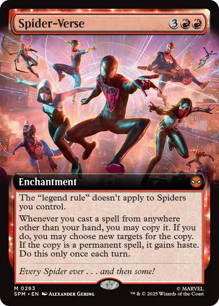 Spider-Verse (Extended Art) [Marvel's Spider-Man] | Shuffle n Cut Hobbies & Games