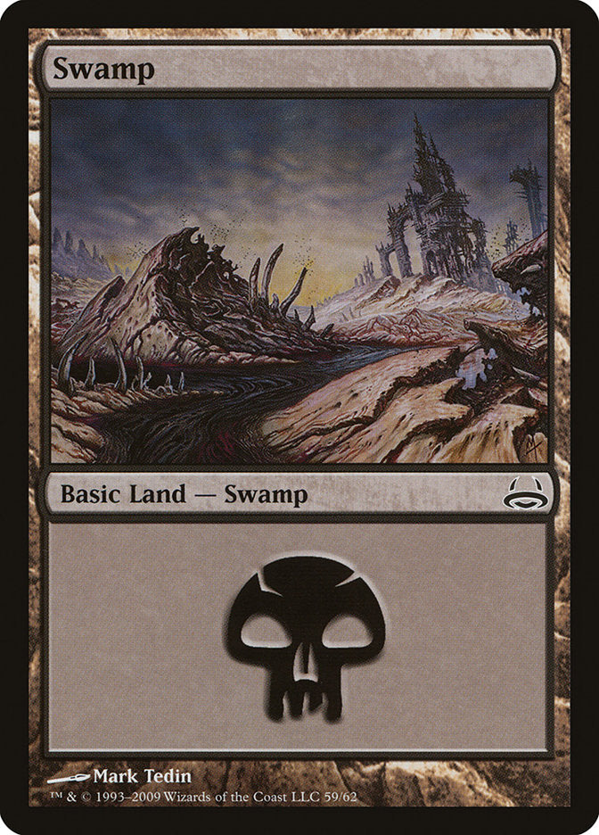 Swamp (59) [Duel Decks: Divine vs. Demonic] | Shuffle n Cut Hobbies & Games
