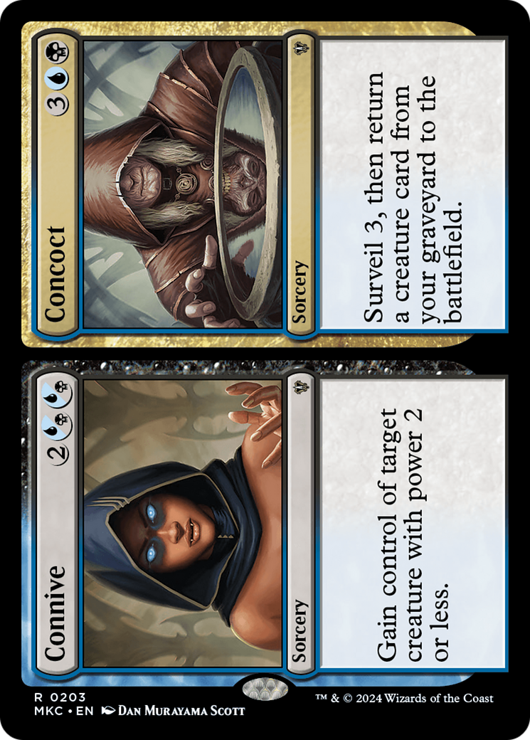 Connive // Concoct [Murders at Karlov Manor Commander] | Shuffle n Cut Hobbies & Games