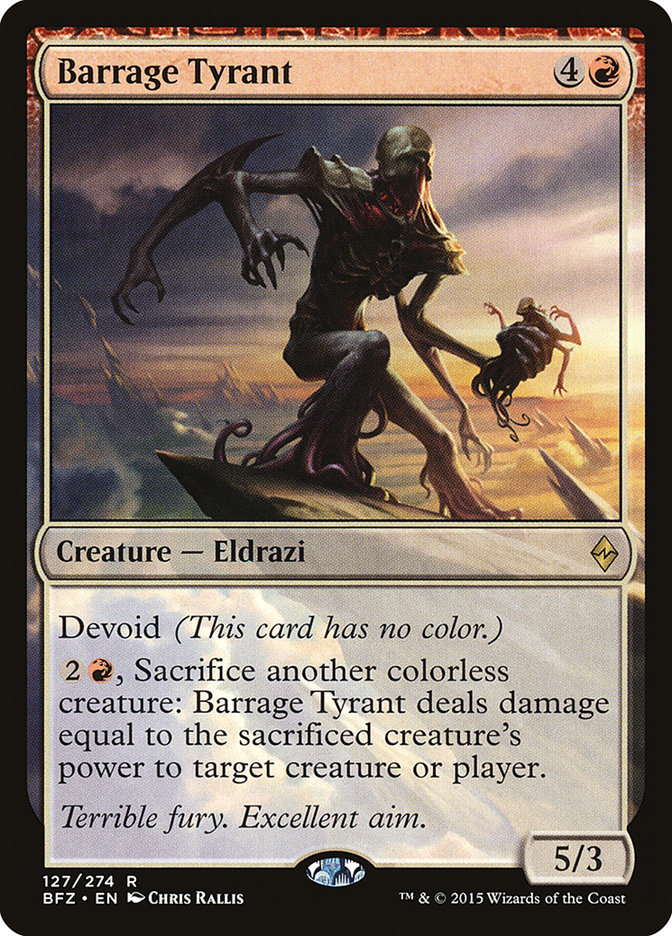 Barrage Tyrant [Battle for Zendikar] | Shuffle n Cut Hobbies & Games