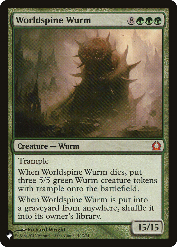 Worldspine Wurm [The List] | Shuffle n Cut Hobbies & Games