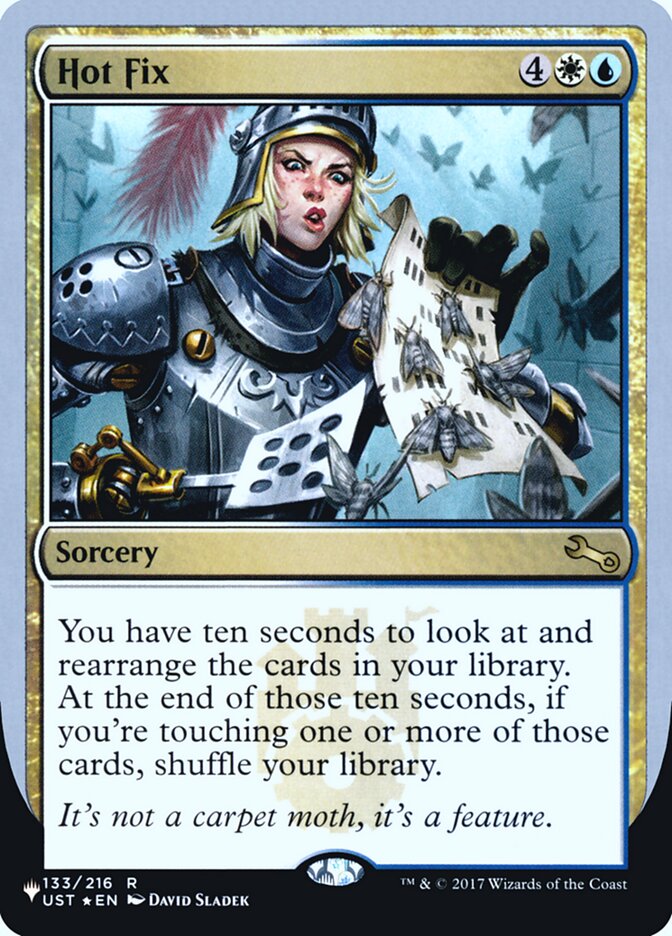 Hot Fix (Unfinity Foil Edition) [The List] | Shuffle n Cut Hobbies & Games