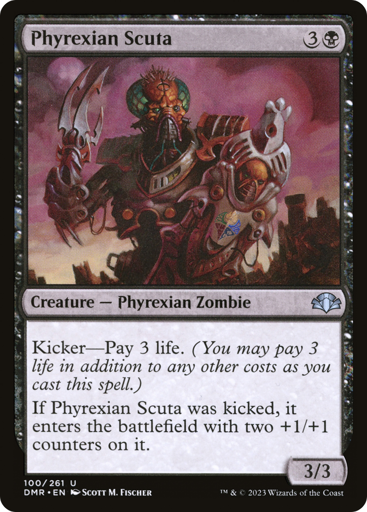 Phyrexian Scuta [Dominaria Remastered] | Shuffle n Cut Hobbies & Games