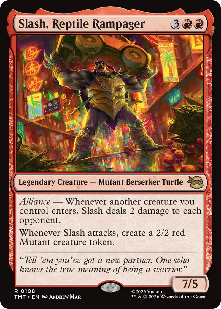 Slash, Reptile Rampager [Teenage Mutant Ninja Turtles] | Shuffle n Cut Hobbies & Games