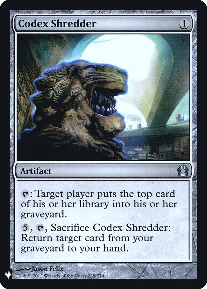 Codex Shredder [Mystery Booster] | Shuffle n Cut Hobbies & Games
