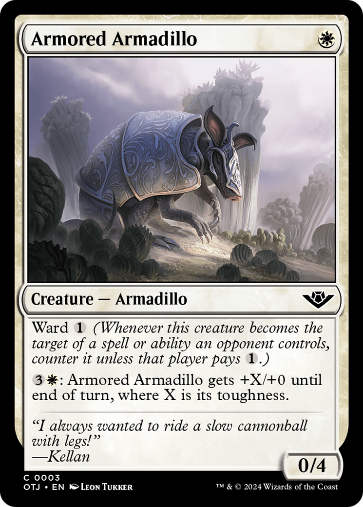 Armored Armadillo [Outlaws of Thunder Junction] | Shuffle n Cut Hobbies & Games
