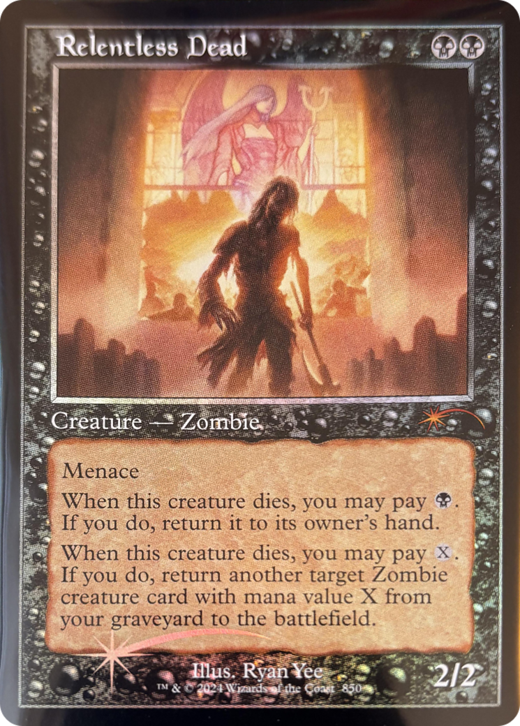 Relentless Dead (Retro Frame) [Secret Lair Drop Series] | Shuffle n Cut Hobbies & Games