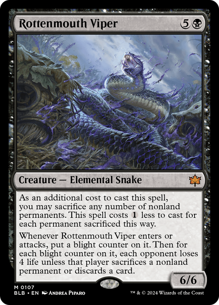 Rottenmouth Viper [Bloomburrow] | Shuffle n Cut Hobbies & Games