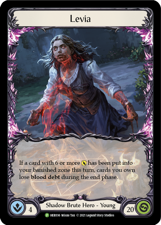 Levia [HER036] (Promo)  Cold Foil | Shuffle n Cut Hobbies & Games