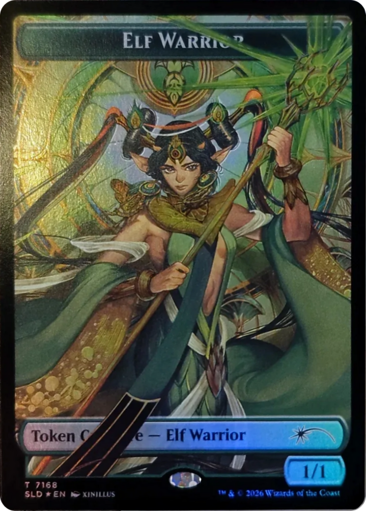 Elf Warrior Token (7168) [Secret Lair Drop Series] | Shuffle n Cut Hobbies & Games