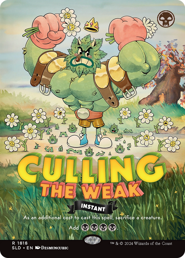 Culling the Weak (Rainbow Foil) [Secret Lair Drop Series] | Shuffle n Cut Hobbies & Games