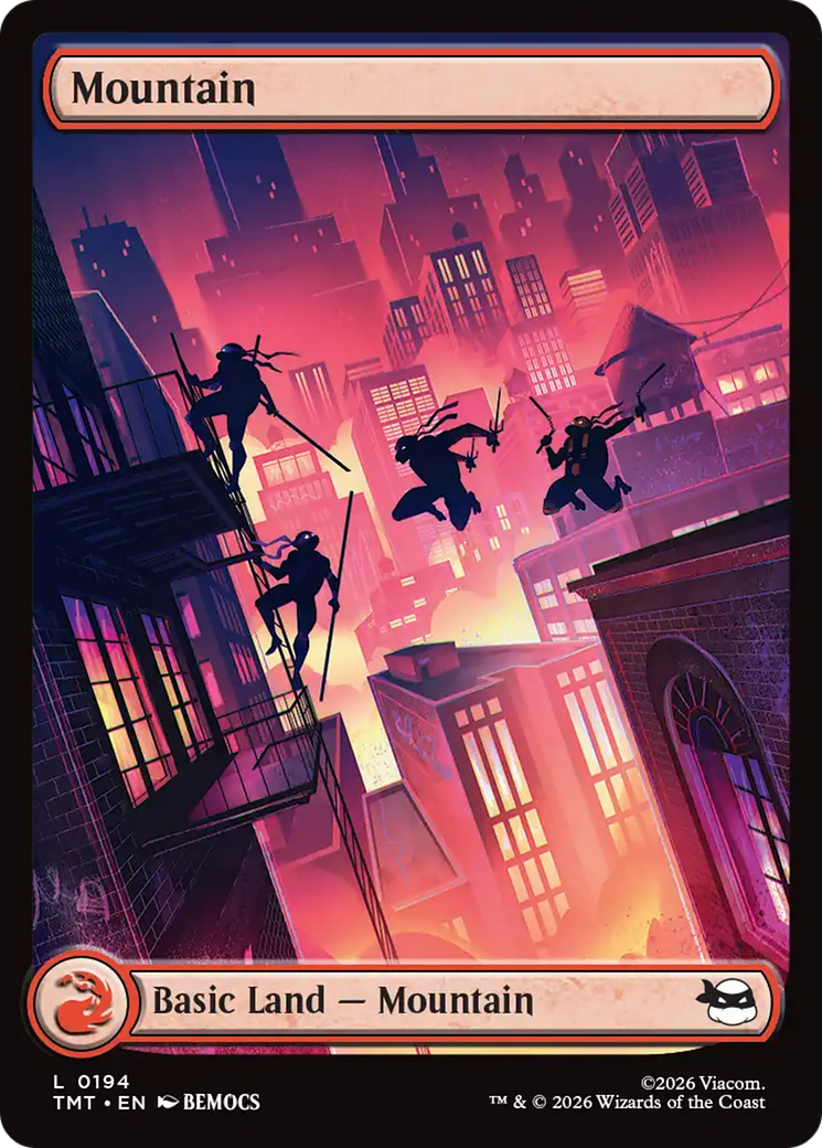 Mountain (0194) [Teenage Mutant Ninja Turtles] | Shuffle n Cut Hobbies & Games