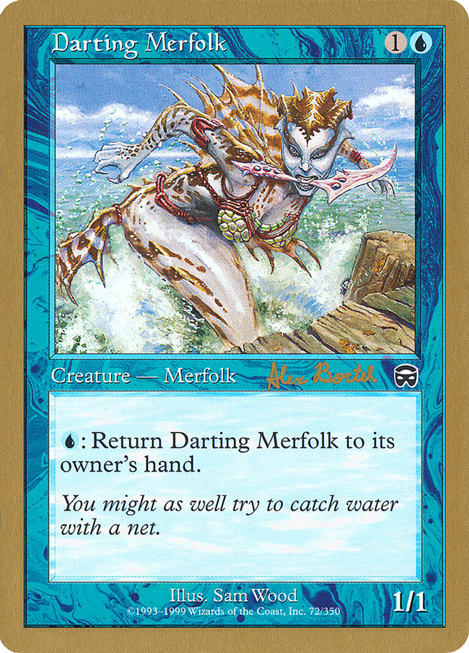 Darting Merfolk (Alex Borteh) [World Championship Decks 2001] | Shuffle n Cut Hobbies & Games