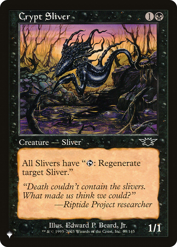Crypt Sliver [The List] | Shuffle n Cut Hobbies & Games