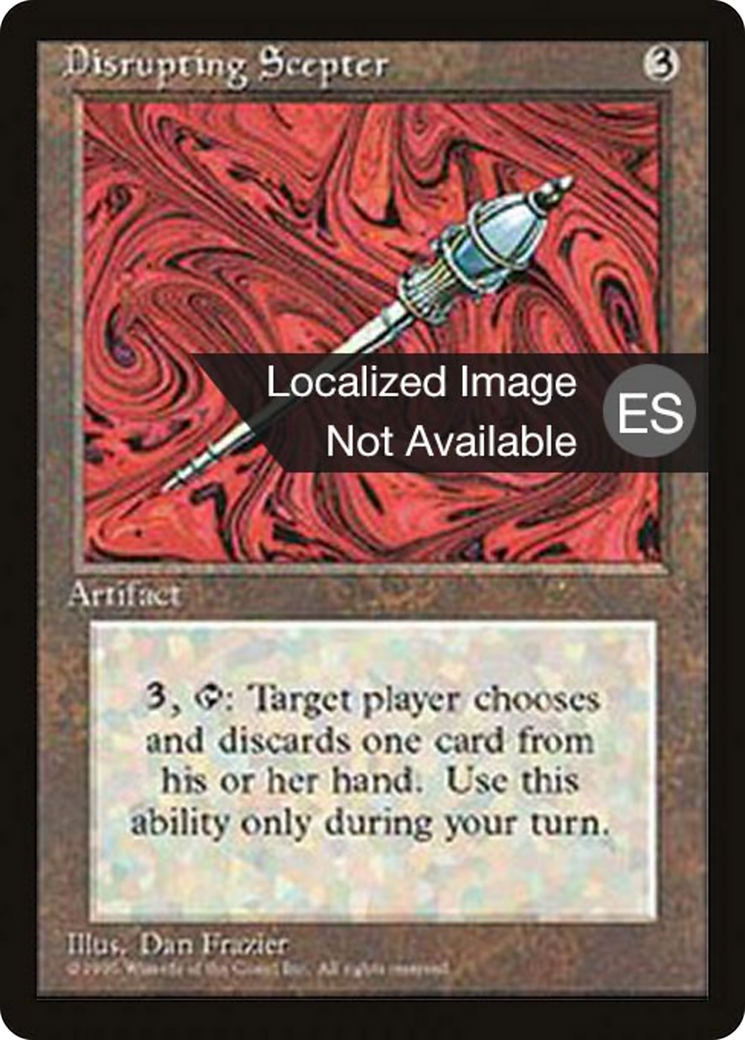 Disrupting Scepter [Fourth Edition Foreign Black Border] | Shuffle n Cut Hobbies & Games
