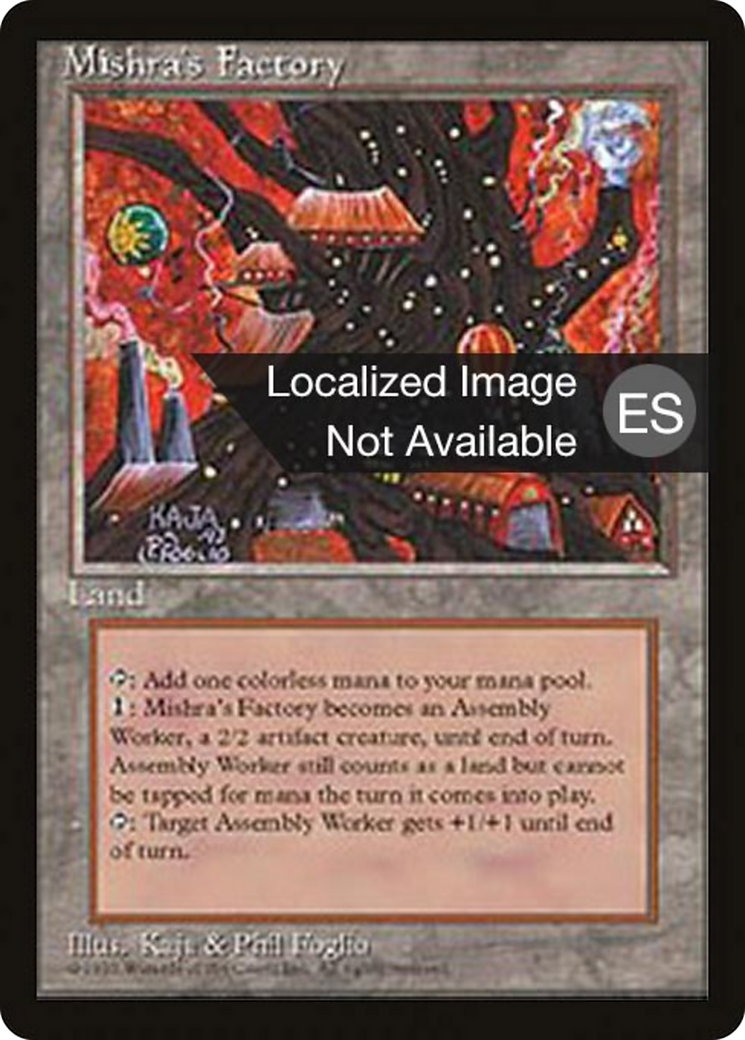 Mishra's Factory [Fourth Edition Foreign Black Border] | Shuffle n Cut Hobbies & Games