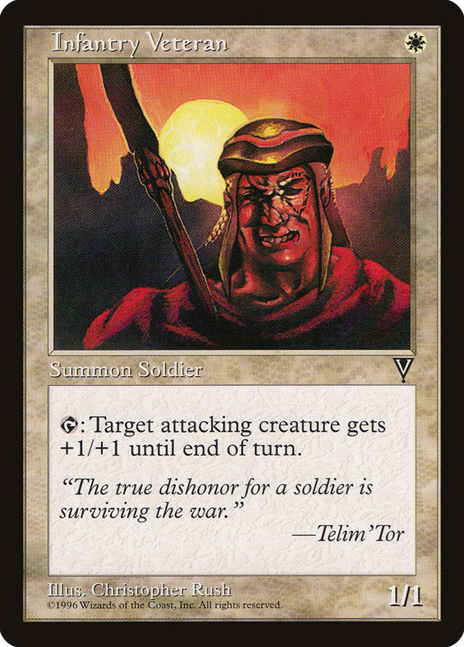 Infantry Veteran [Visions] | Shuffle n Cut Hobbies & Games