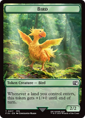 Bird (0017) // Wizard (0015) Double-Sided Token [FINAL FANTASY Tokens] | Shuffle n Cut Hobbies & Games