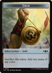Elemental (0016) // Gold Double-Sided Token [Tarkir: Dragonstorm Commander Tokens] | Shuffle n Cut Hobbies & Games