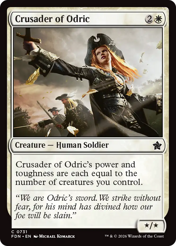 Crusader of Odric (0731) [Foundations] | Shuffle n Cut Hobbies & Games