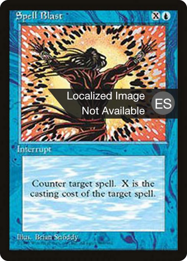 Spell Blast [Fourth Edition Foreign Black Border] | Shuffle n Cut Hobbies & Games