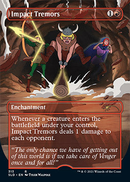 Impact Tremors (Borderless) [Secret Lair Drop Series] | Shuffle n Cut Hobbies & Games