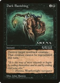 Dark Banishing (Oversized) [Oversize Cards] | Shuffle n Cut Hobbies & Games