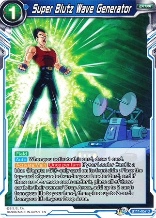 Super Blutz Wave Generator (BT11-057) [Vermilion Bloodline] | Shuffle n Cut Hobbies & Games
