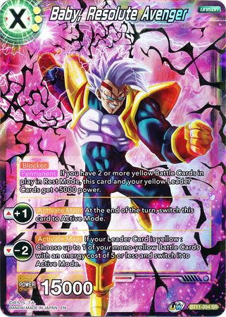 Baby, Resolute Avenger (BT11-094) [Vermilion Bloodline 2nd Edition] | Shuffle n Cut Hobbies & Games