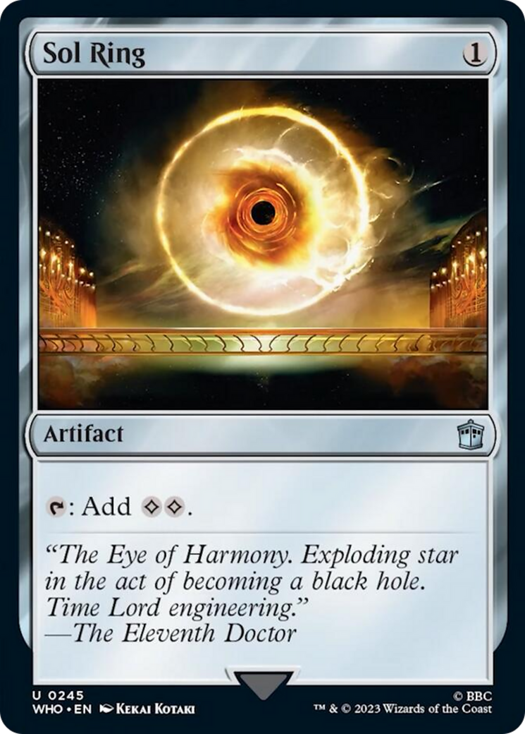 Sol Ring [Doctor Who] | Shuffle n Cut Hobbies & Games