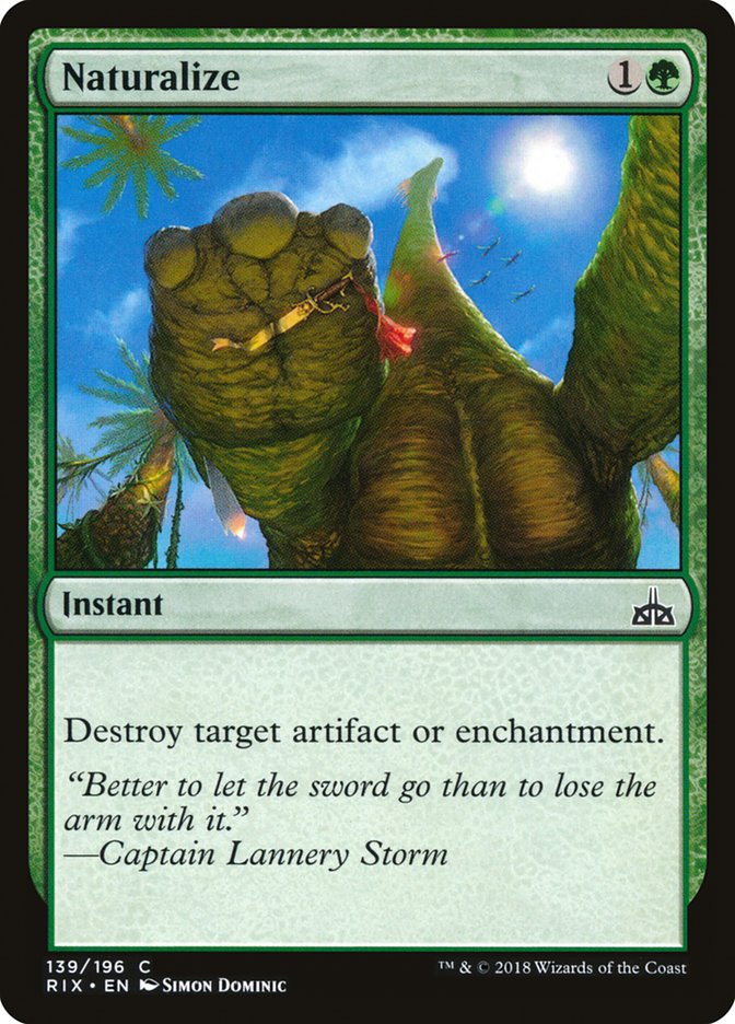 Naturalize [Rivals of Ixalan] | Shuffle n Cut Hobbies & Games