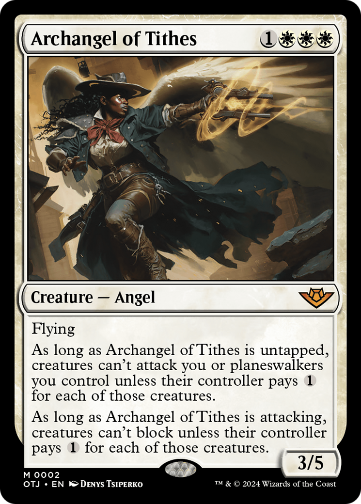 Archangel of Tithes [Outlaws of Thunder Junction] | Shuffle n Cut Hobbies & Games