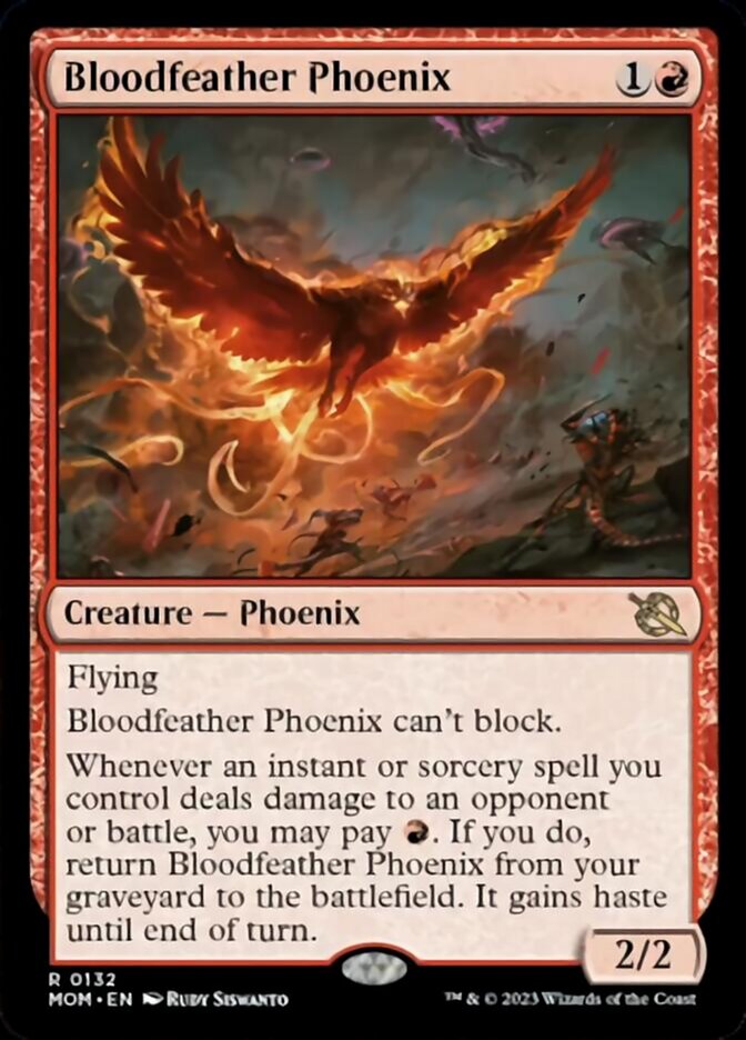 Bloodfeather Phoenix [March of the Machine] | Shuffle n Cut Hobbies & Games