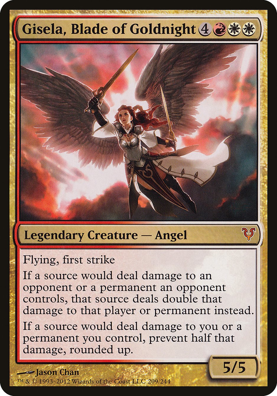 Gisela, Blade of Goldnight (Oversized) [Open the Helvault] | Shuffle n Cut Hobbies & Games