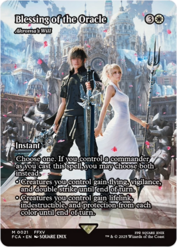 Blessing of the Oracle - Akroma's Will (Showcase) [FINAL FANTASY : Through the Ages] | Shuffle n Cut Hobbies & Games