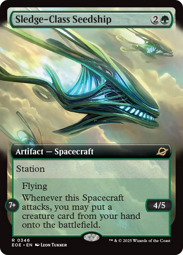 Sledge-Class Seedship (Extended Art) [Edge of Eternities] | Shuffle n Cut Hobbies & Games