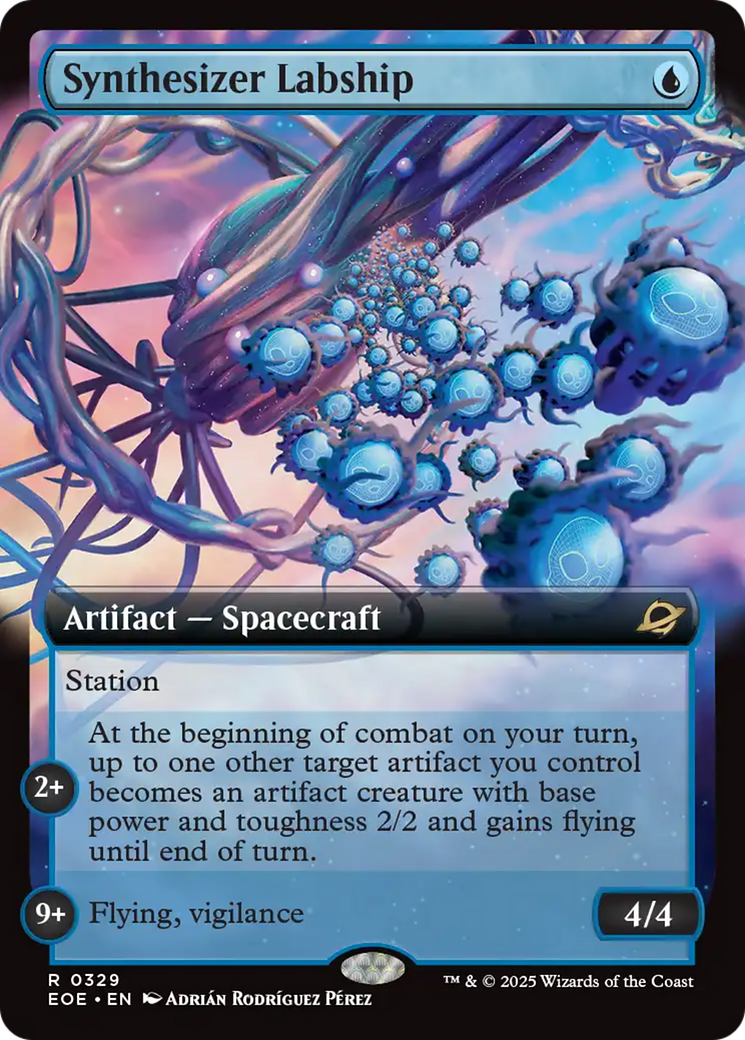 Synthesizer Labship (Extended Art) [Edge of Eternities] | Shuffle n Cut Hobbies & Games
