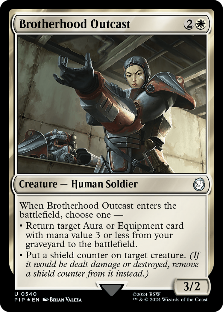 Brotherhood Outcast (Surge Foil) [Fallout] | Shuffle n Cut Hobbies & Games