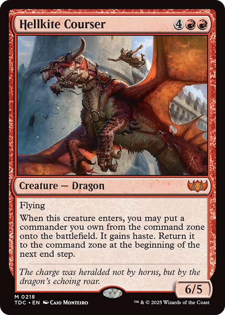 Hellkite Courser [Tarkir: Dragonstorm Commander] | Shuffle n Cut Hobbies & Games