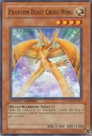 Phantom Beast Cross-Wing [GLD2-EN011] Common | Shuffle n Cut Hobbies & Games