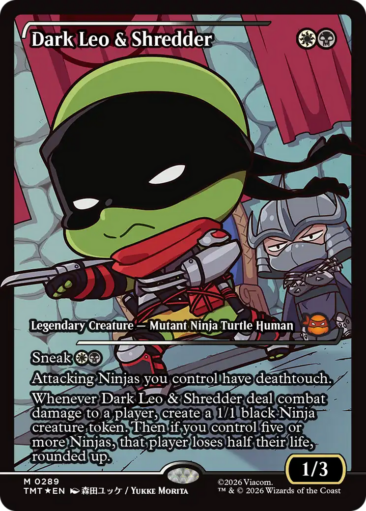 Dark Leo & Shredder (Showcase) [Teenage Mutant Ninja Turtles] | Shuffle n Cut Hobbies & Games