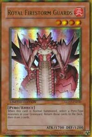 Royal Firestorm Guards [GLD2-EN030] Ultra Rare | Shuffle n Cut Hobbies & Games