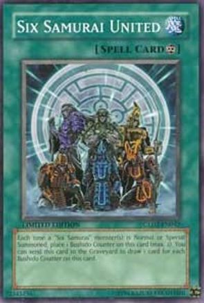 Six Samurai United [GLD2-EN042] Common | Shuffle n Cut Hobbies & Games