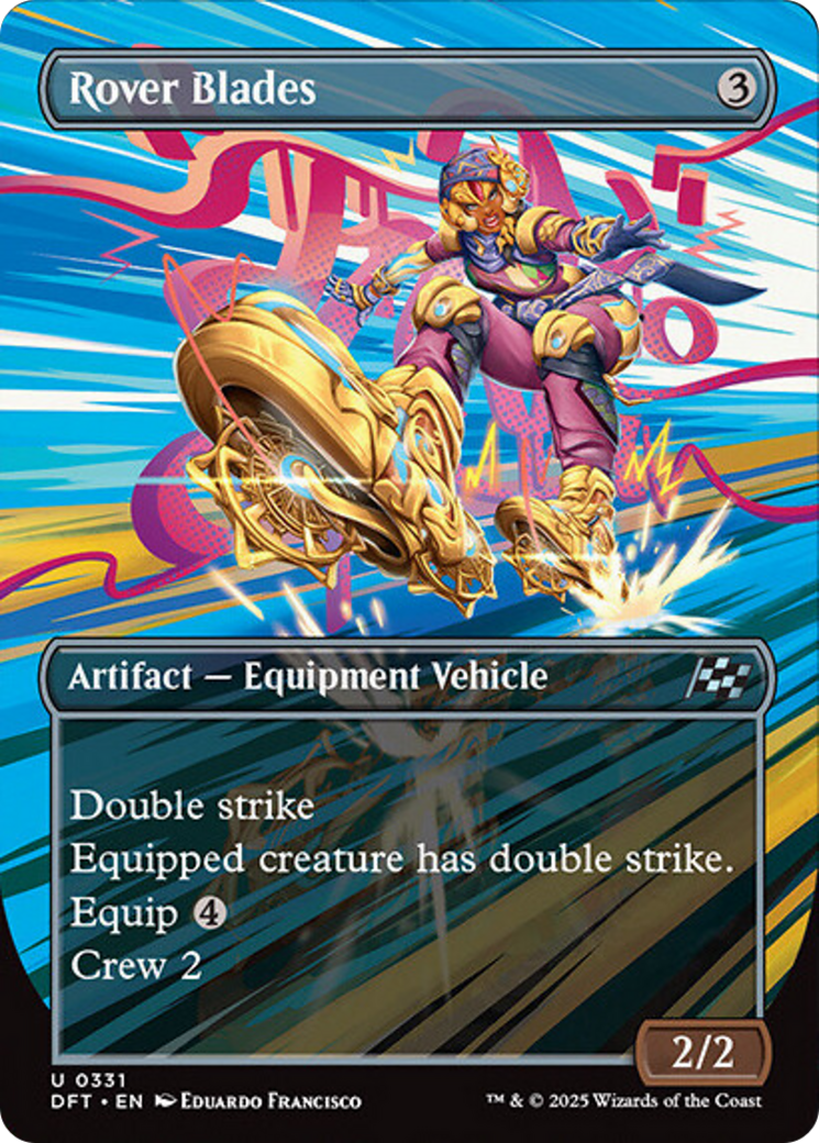 Rover Blades (Borderless) [Aetherdrift] | Shuffle n Cut Hobbies & Games
