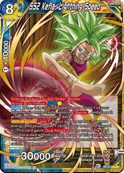 SS2 Kefla, Lightning Speed (BT15-148) [Saiyan Showdown] | Shuffle n Cut Hobbies & Games