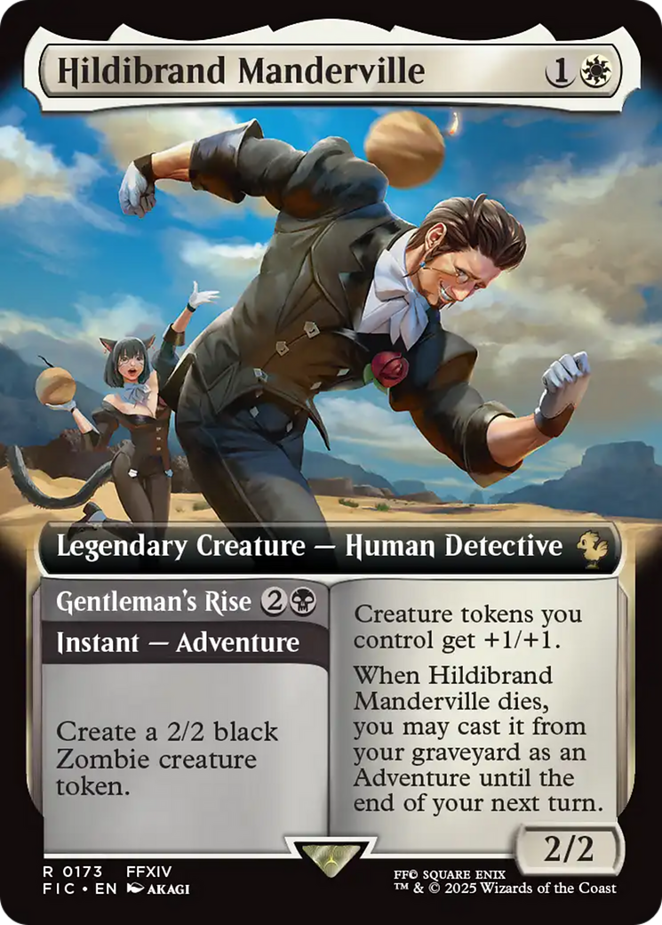 Hildibrand Manderville // Gentleman's Rise (Extended Art) [FINAL FANTASY Commander] | Shuffle n Cut Hobbies & Games