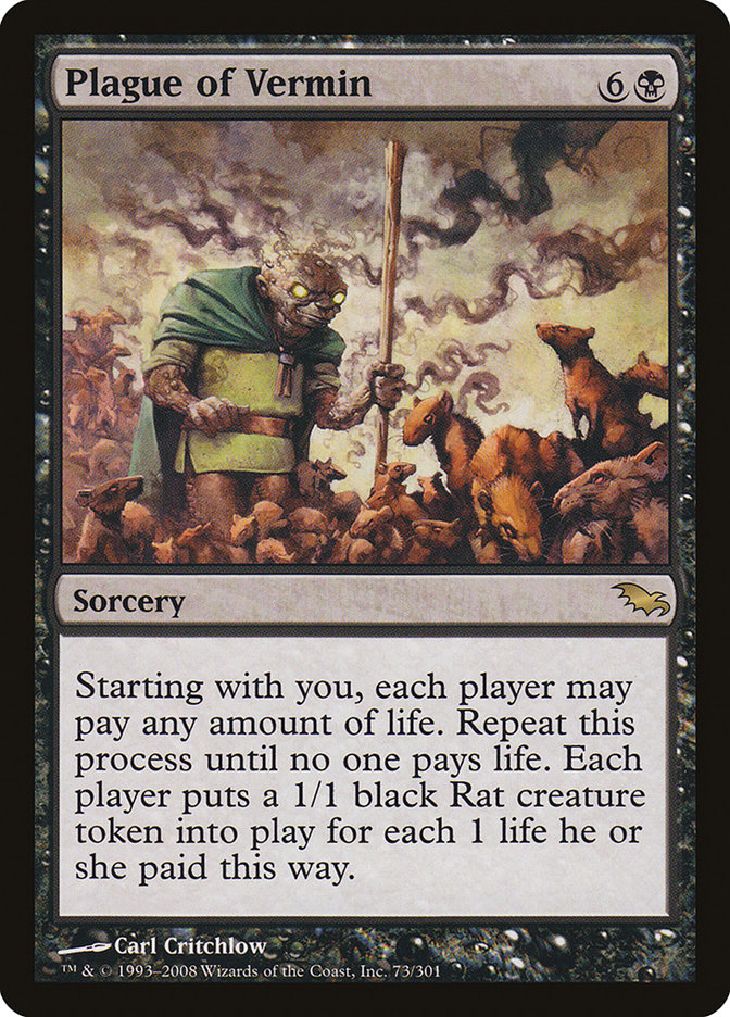Plague of Vermin [Shadowmoor] | Shuffle n Cut Hobbies & Games