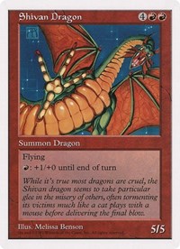 Shivan Dragon (Oversized) [Oversize Cards] | Shuffle n Cut Hobbies & Games