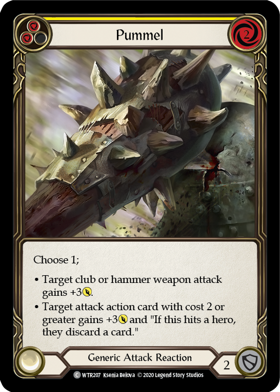 Pummel (Yellow) [U-WTR207] (Welcome to Rathe Unlimited)  Unlimited Normal | Shuffle n Cut Hobbies & Games