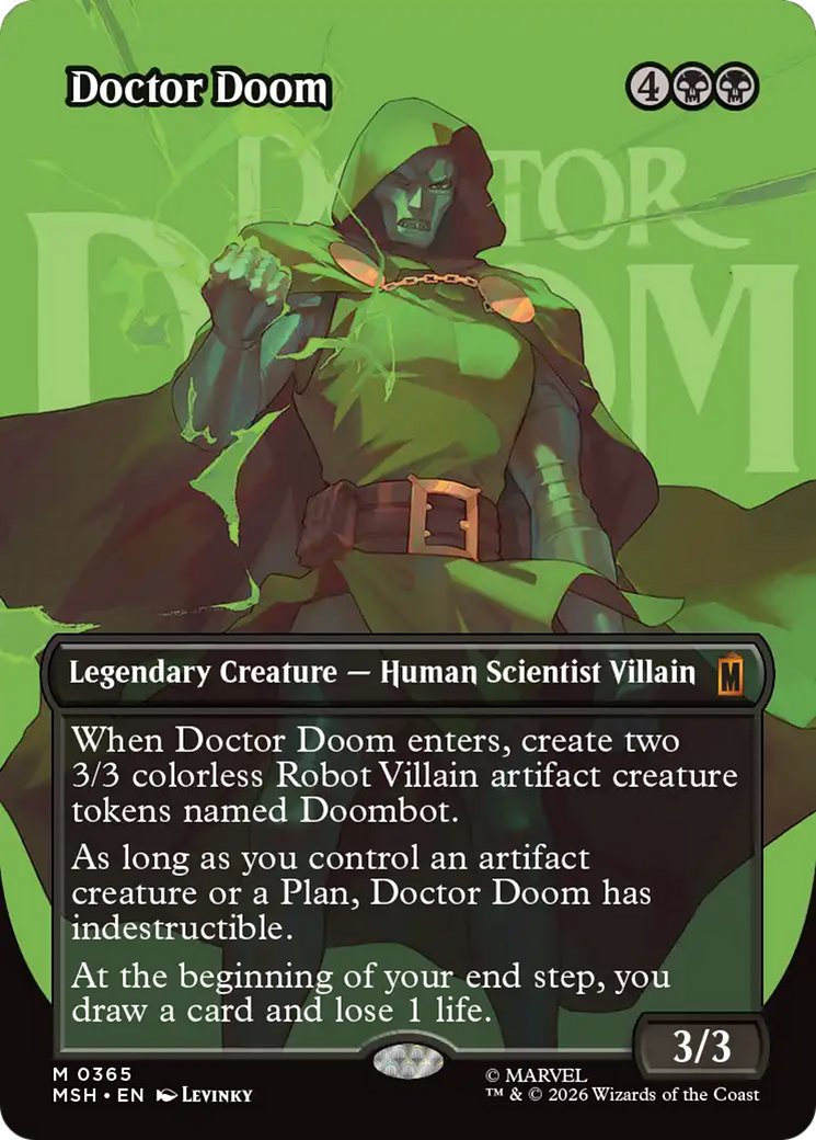 Doctor Doom (Borderless) (365) [Marvel Super Heroes] | Shuffle n Cut Hobbies & Games